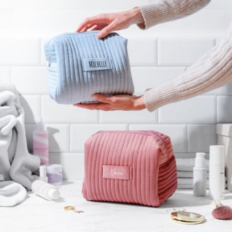 Gepersonaliseerde make-up tas met naam