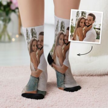 Gepersonaliseerde sokken met foto