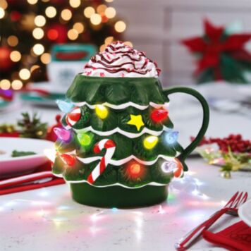 LED kerstboom mok