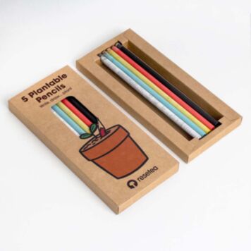 Plantbare potloden set van 5