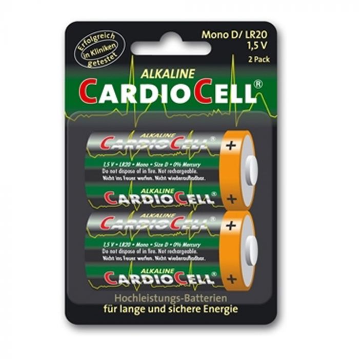 Cardiocell batterij Mono D-LR20 2-pak main product photo