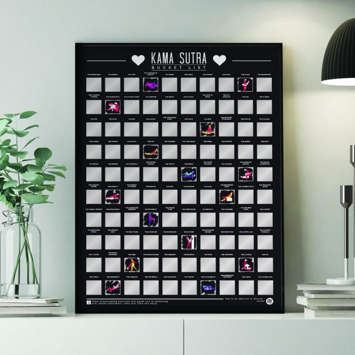 Kras poster 100 Kamasutra Standjes main product photo