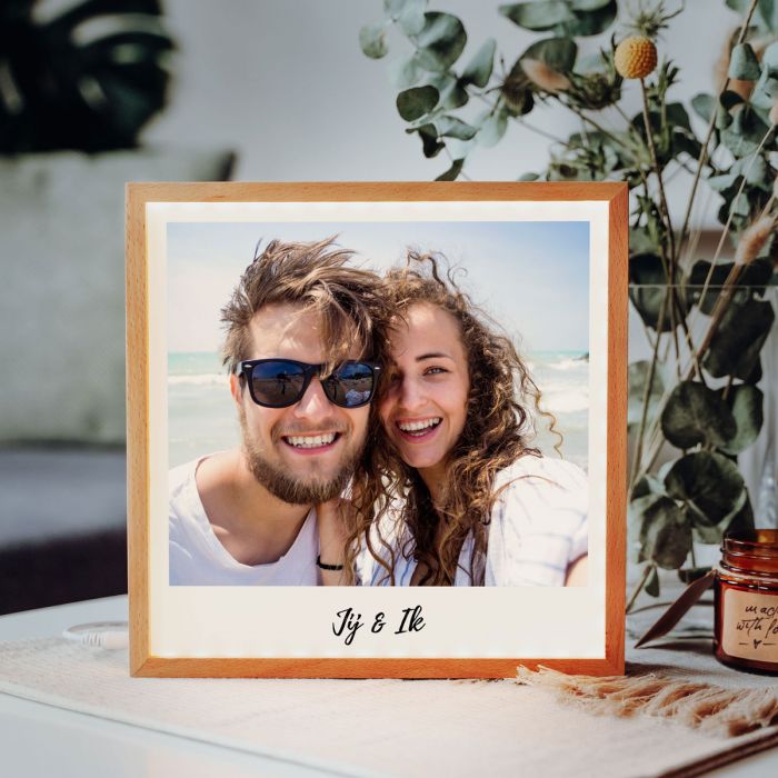 Gepersonaliseerde Lichtbox in Polaroid Design main product photo