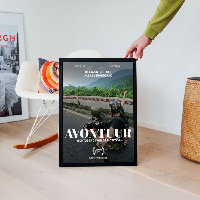 Personaliseerbare poster in filmposter stijl main product photo