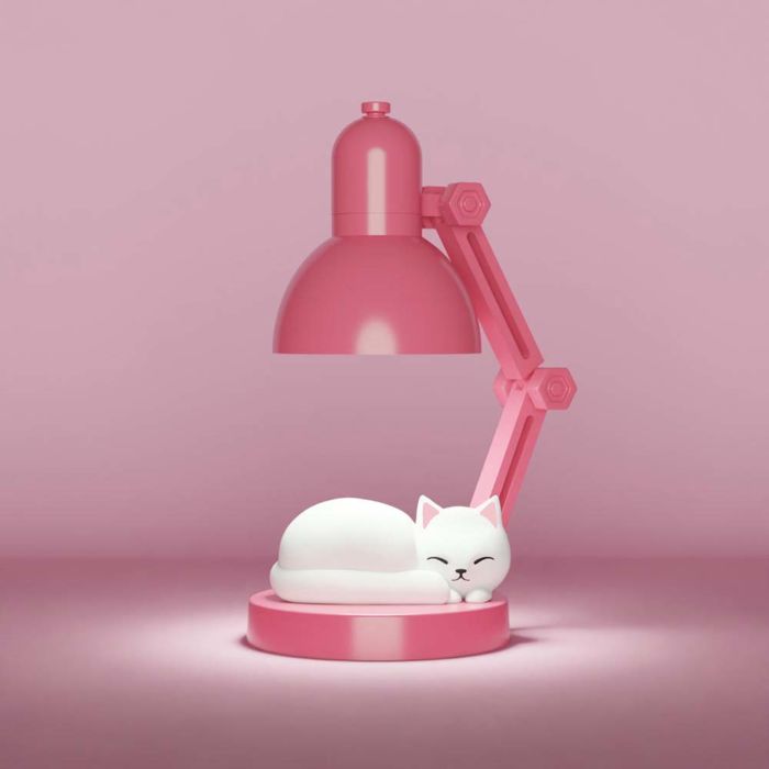 Mini kat lamp