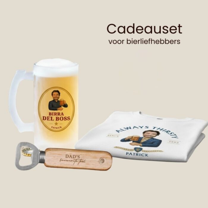Bier cadeau set