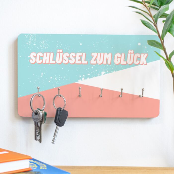 Personaliseerbaar sleutelbord met tekst