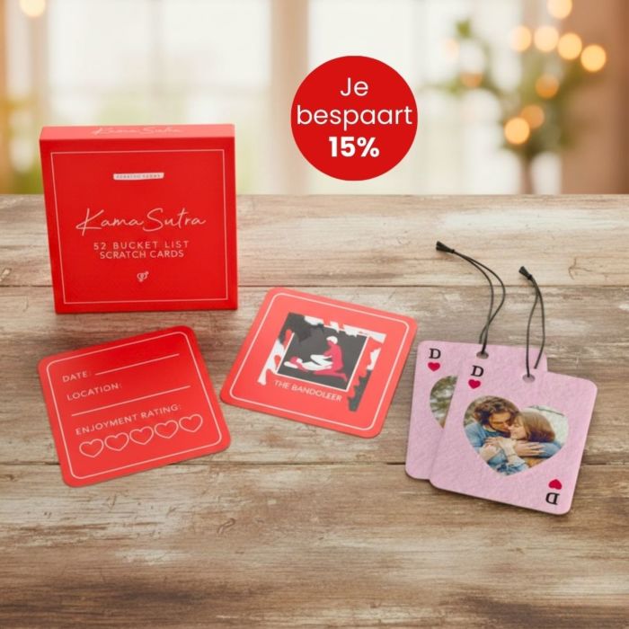 Cadeauset geurboom en Kamasutra-kaarten