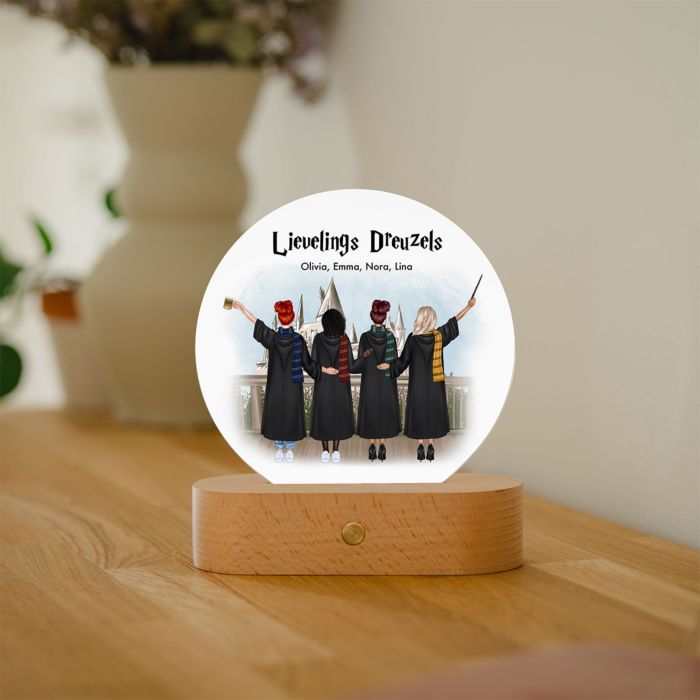 Gepersonaliseerde LED lamp tovenaars