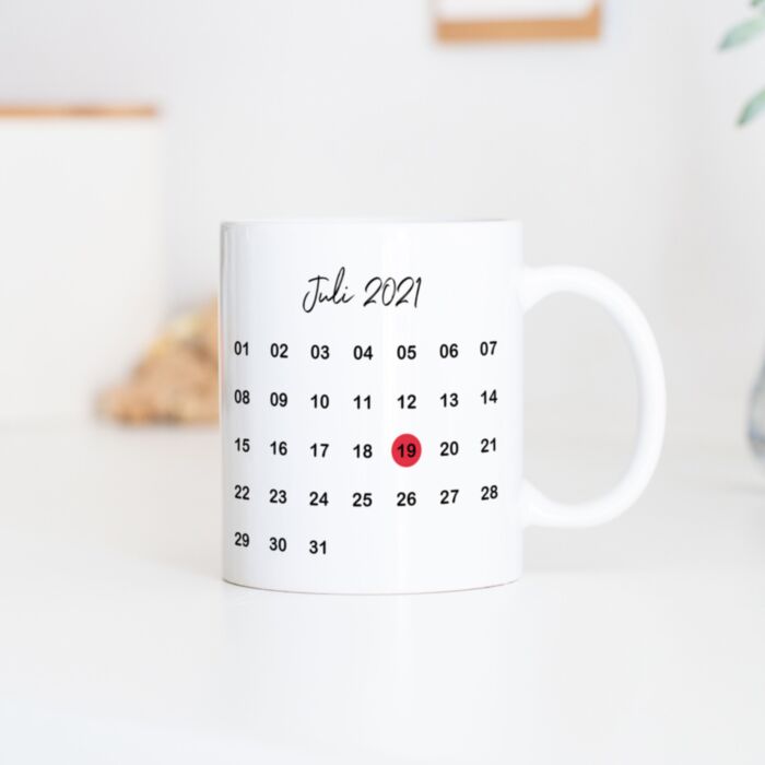 Gepersonaliseerde Mok met Foto en Datum