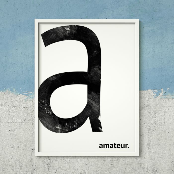 Monogram - personaliseerbare poster