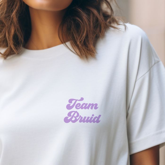 Gepersonaliseerd t-shirt team