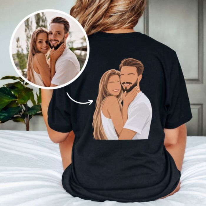 Personaliseerbaar T-shirt met illustratie