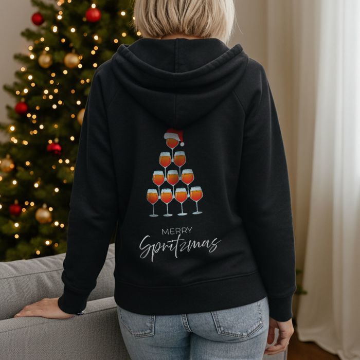 Gepersonaliseerde Aperol kerst hoodie