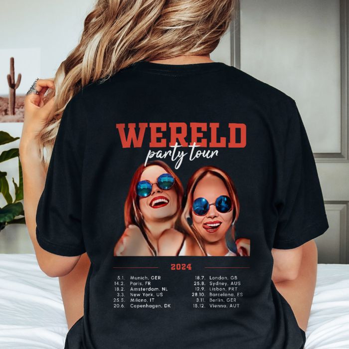 Gepersonaliseerd tour t-shirt