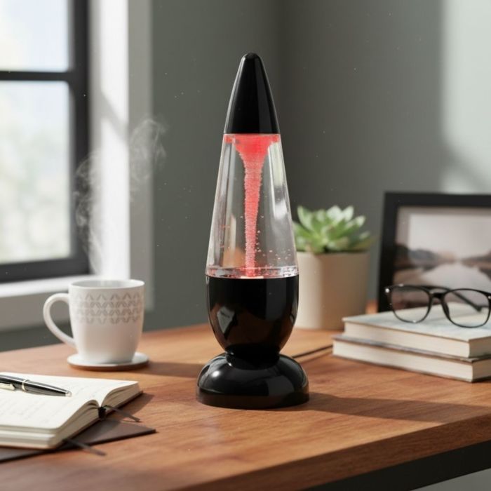 Mini tornado lamp