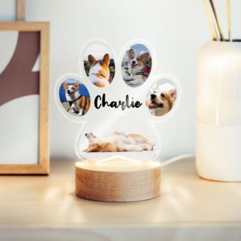 Gepersonaliseerde LED-lamp Pootafdruk