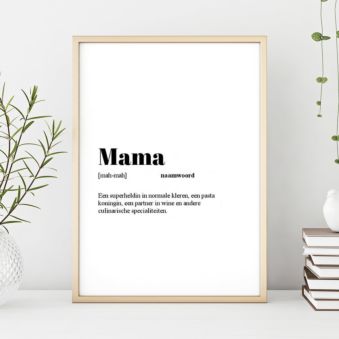 Personaliseerbare Woordenboek Poster