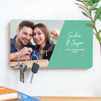 Gepersonaliseerd Sleutelbord met Foto en Tekst