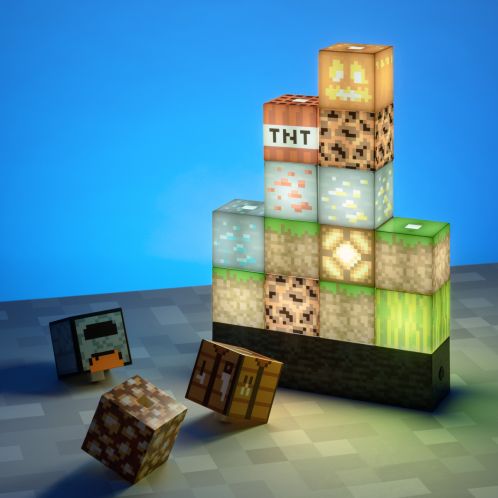Minecraft Block lamp met 16 elementen