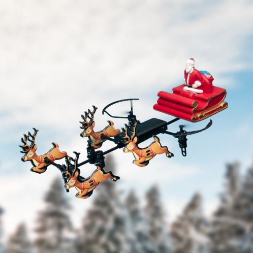 Vliegende Kerstman Drone