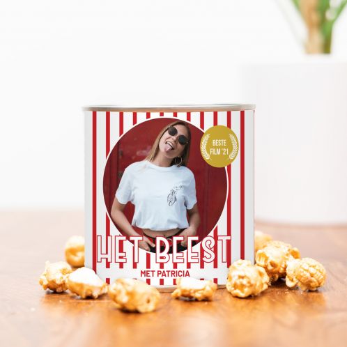 Gouden Popcorn met Foto en Tekst