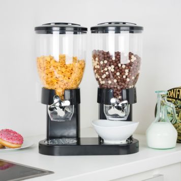 Dubbele cornflakes spender