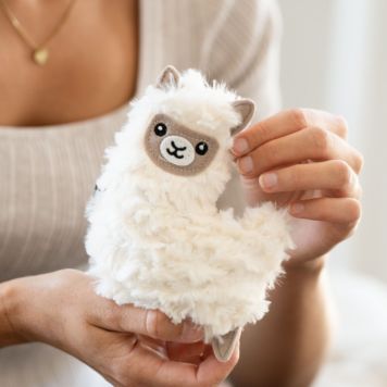 Verwarmbare mini lama