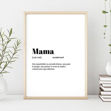 Personaliseerbare Woordenboek Poster