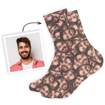 Gepersonaliseerde Sokken met Foto Gezicht