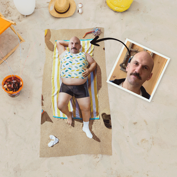 Gepersonaliseerde Handdoek met Droomlichaam
