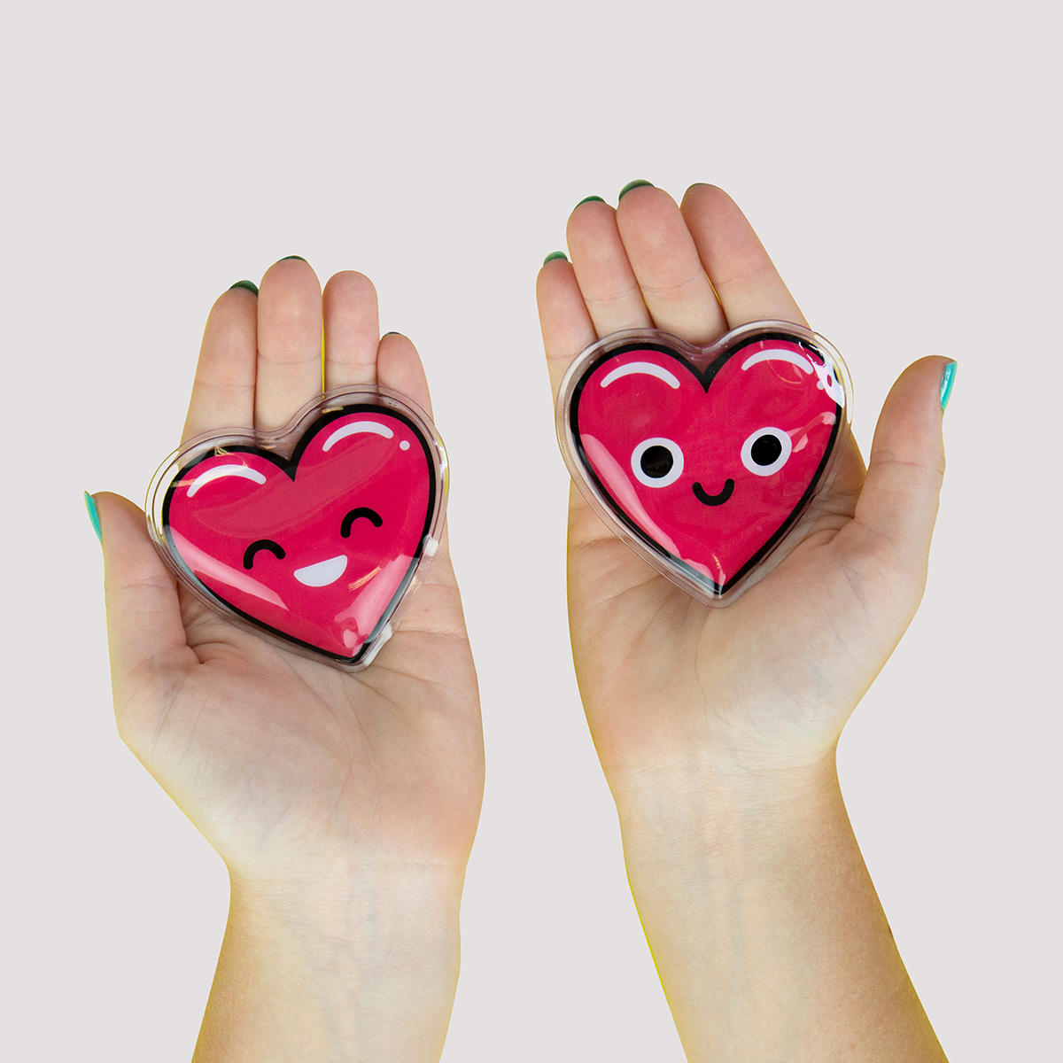 Hartvormige handwarmer