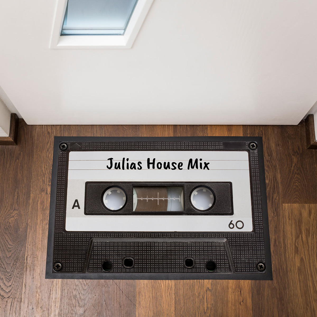 Personaliseerbare cassette deurmat