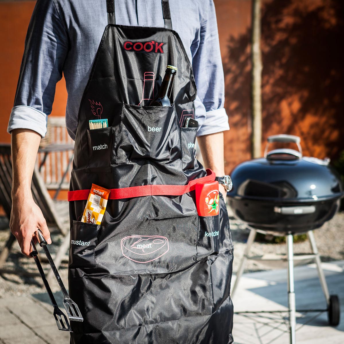 Mannen BBQ-Schort