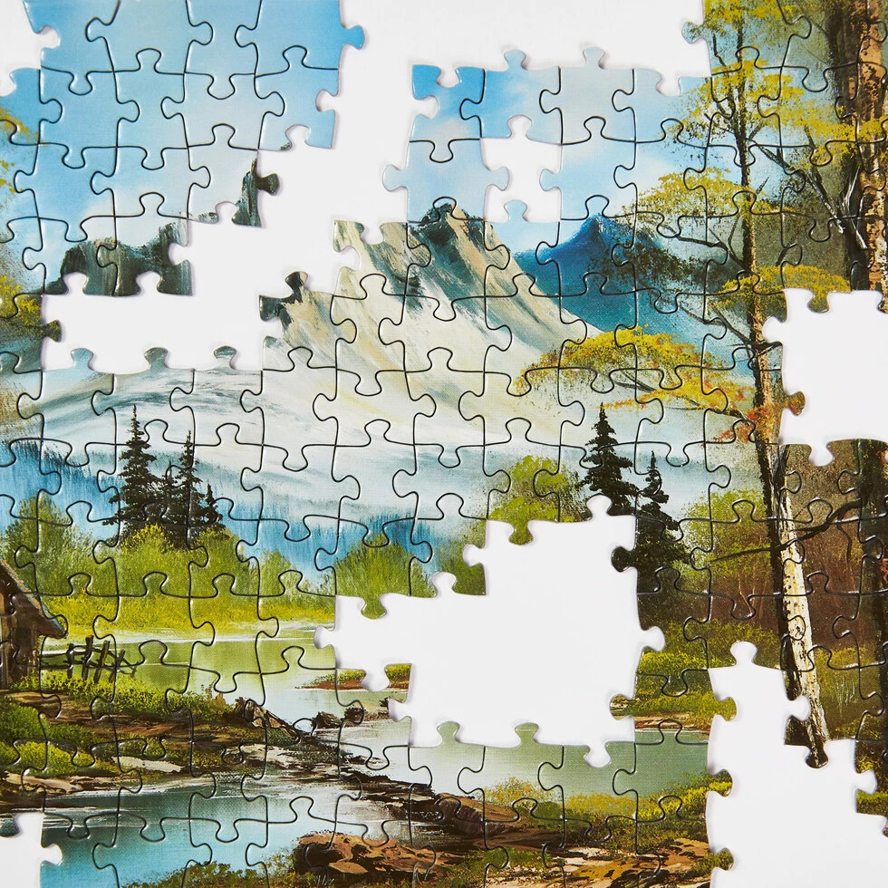 Bob Ross Happy Little Puzzels