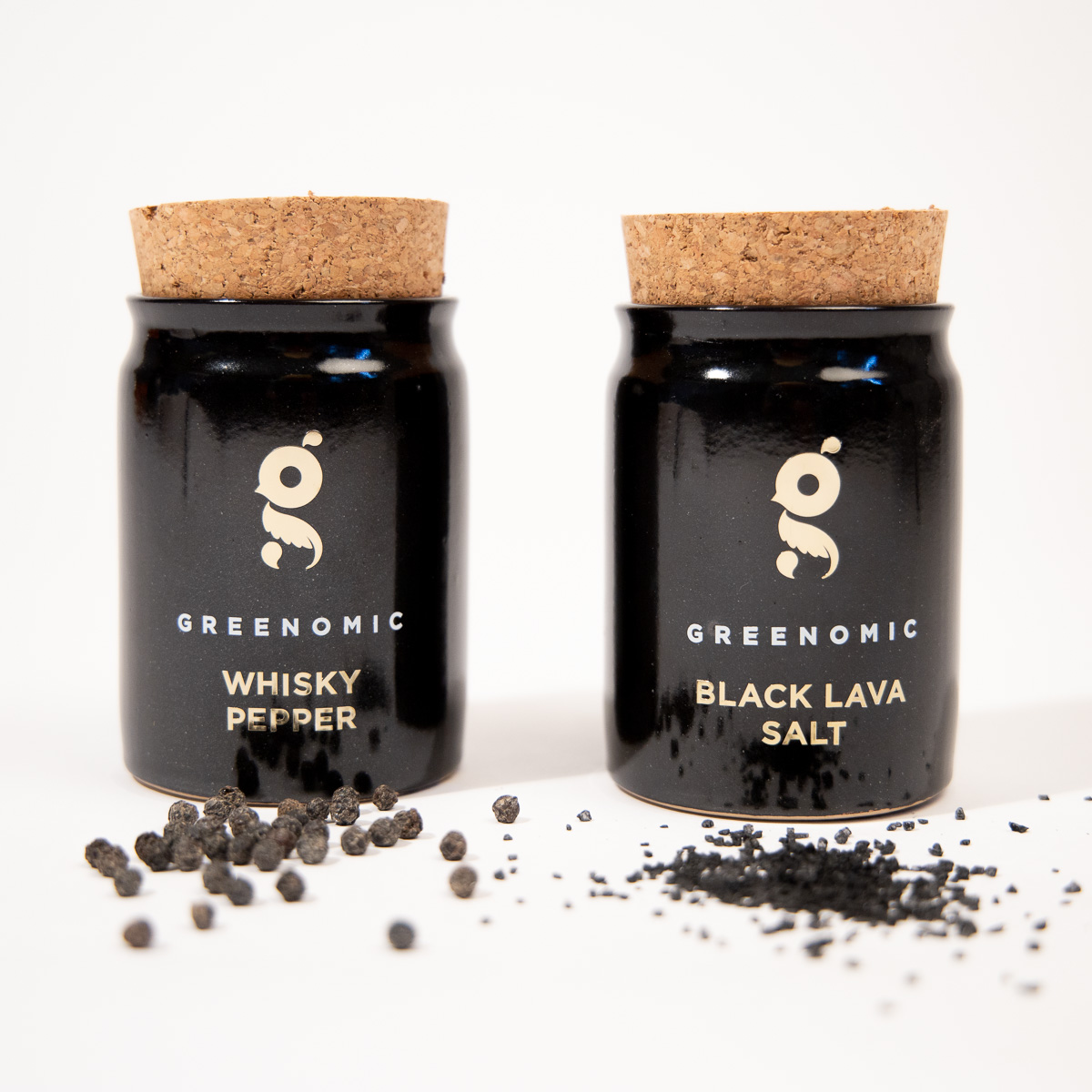 Black Lava zout of Whisky peper