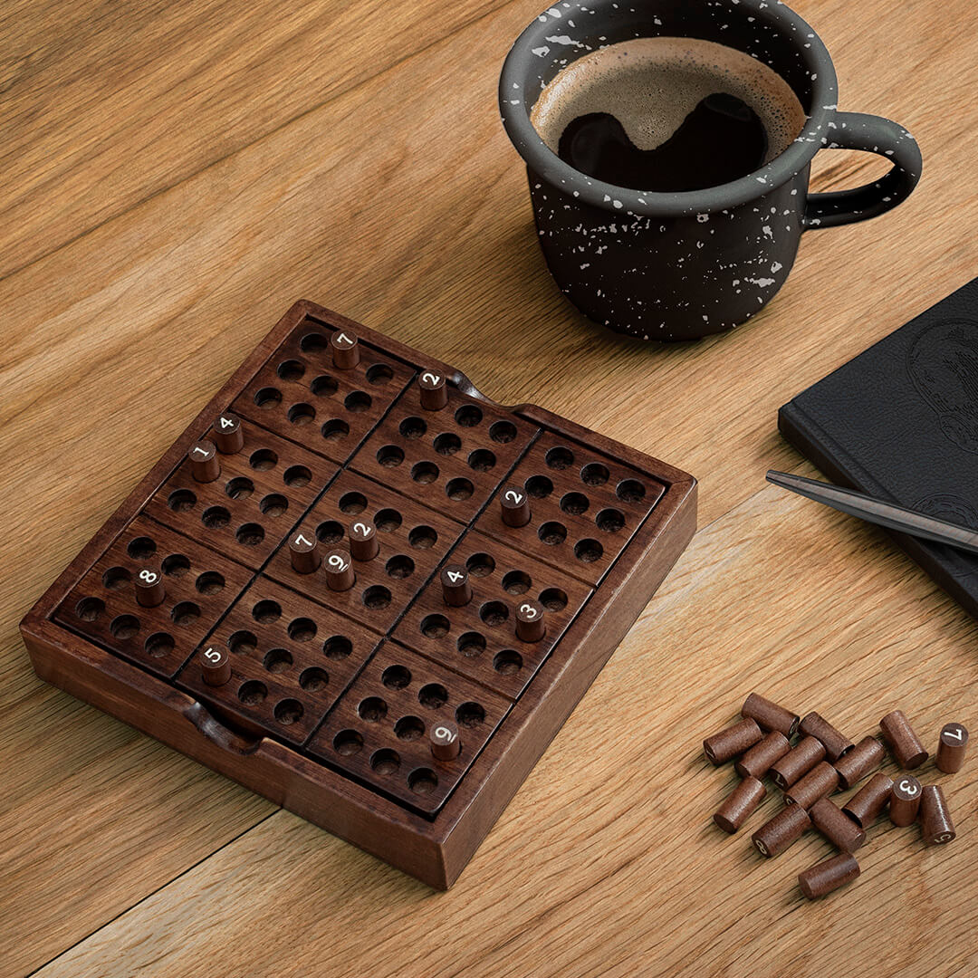 Sudoku Puzzel van Hout