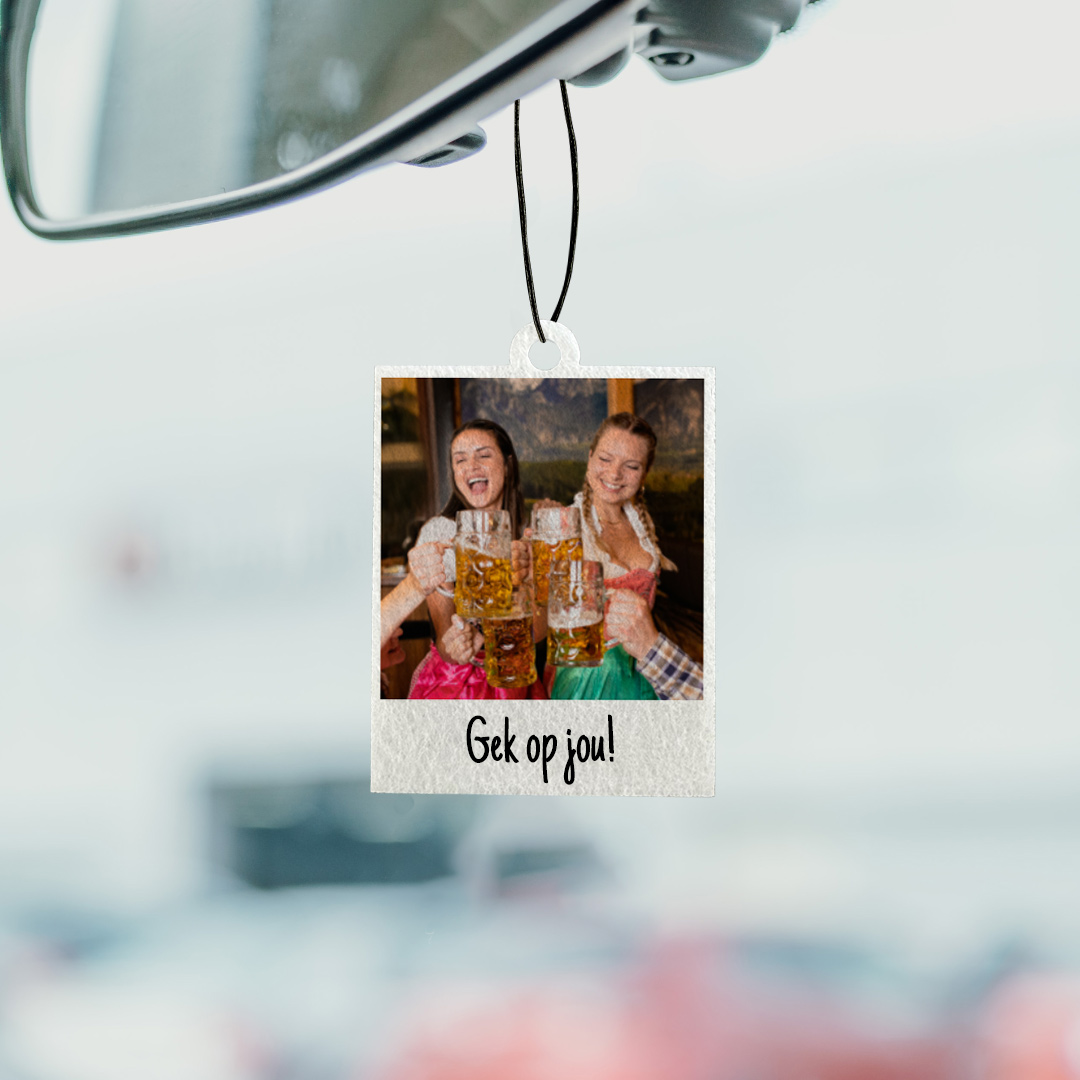 Polaroid-look Gepersonaliseerde Geurhanger set van 2 Oktoberfest