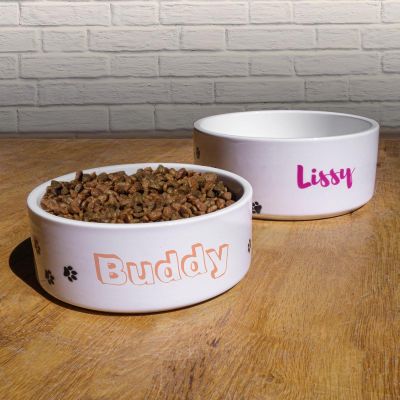 Personaliseerbare voerbak voor hond en kat Personaliseerbare voerbak voor hond en kat