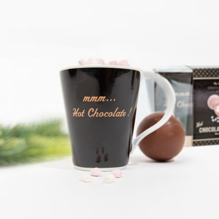 Chocoladebom met mok geschenkset