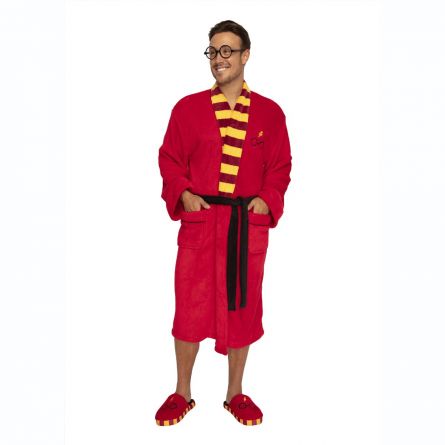 Harry Potter badjas met bril en bliksem