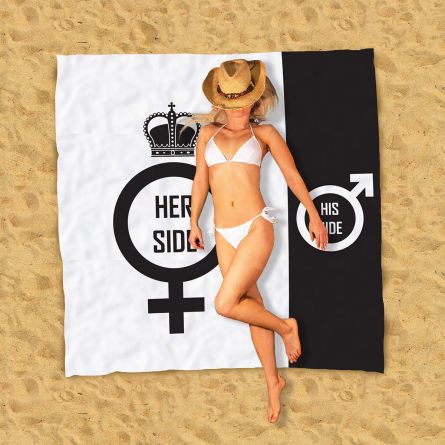 Gigantisch strandlaken voor haar (en hem)