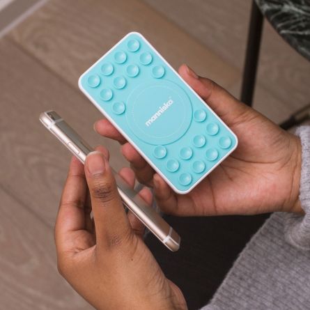 Manniska draadloze powerbank met zuignappen