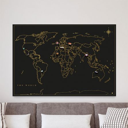 Magneet verzamel wereldkaart