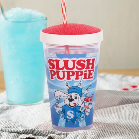 Slush Puppie beker met rietje