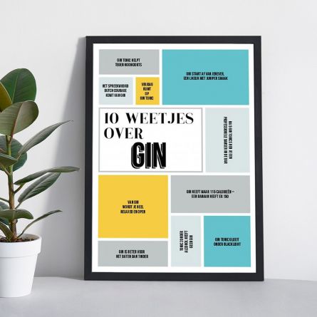 Personaliseerbare poster 10 weetjes over...