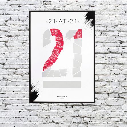 Kras poster to do lijstje voor verschillende leeftijden