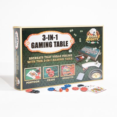Vegas Nights 3-in-1 minispeeltafel Vegas Nights 3-in-1 minispeeltafel