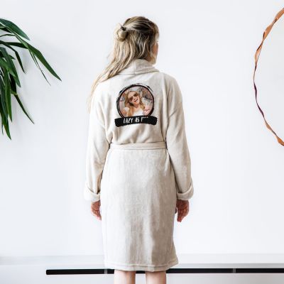 Personaliseerbare badjas met foto & tekst Personaliseerbare badjas met foto & tekst
