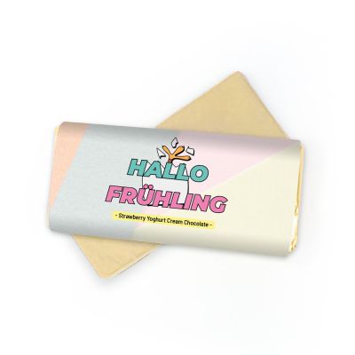 Pasen-Chocolade met 2 tekstregels Pasen-Chocolade met 2 tekstregels